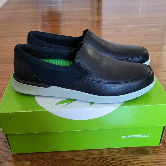 Men's Black Slip-On Shoes - Picture 4 of 9